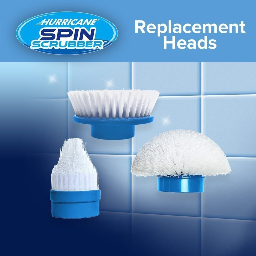 Hurricane Spin Scrubber Replacement Heads __label1:BOGO FREE __stock:450 Clearance Household Appliances refund_fee:800 Warranty