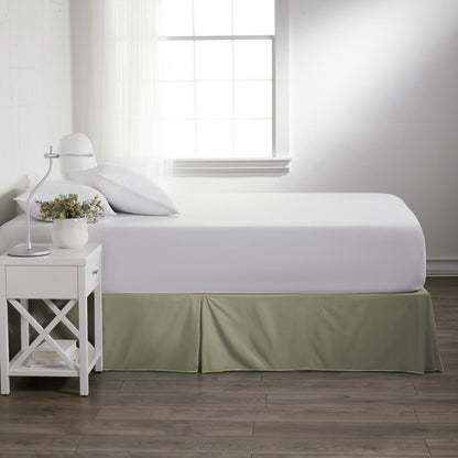 Hypoallergenic Pleated Premium Solid Bed Skirt __label2:BOGO 30% OFF Bedding Low stock refund_fee:1200