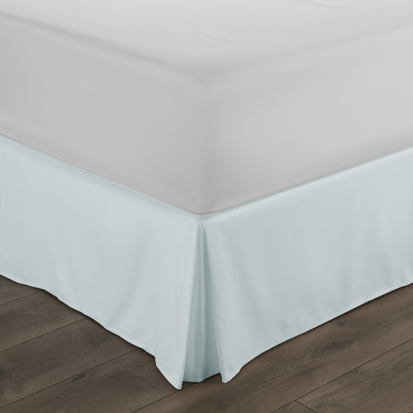 Hypoallergenic Pleated Premium Solid Bed Skirt Aqua __label2:BOGO 30% OFF Bedding Low stock refund_fee:1200