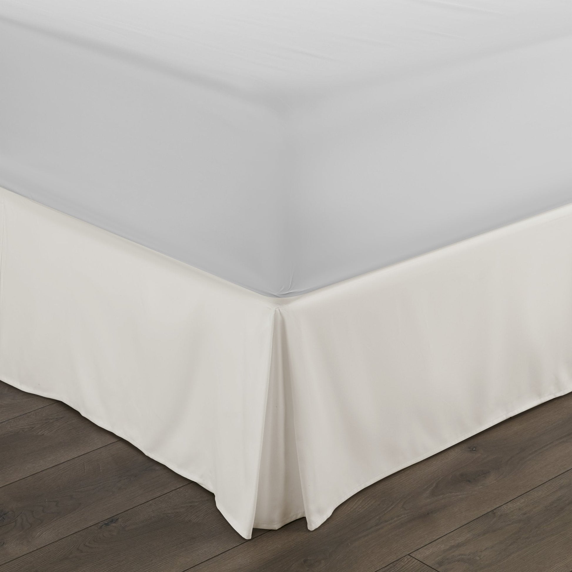 Hypoallergenic Pleated Premium Solid Bed Skirt Ivory __label2:BOGO 30% OFF Bedding Low stock refund_fee:1200