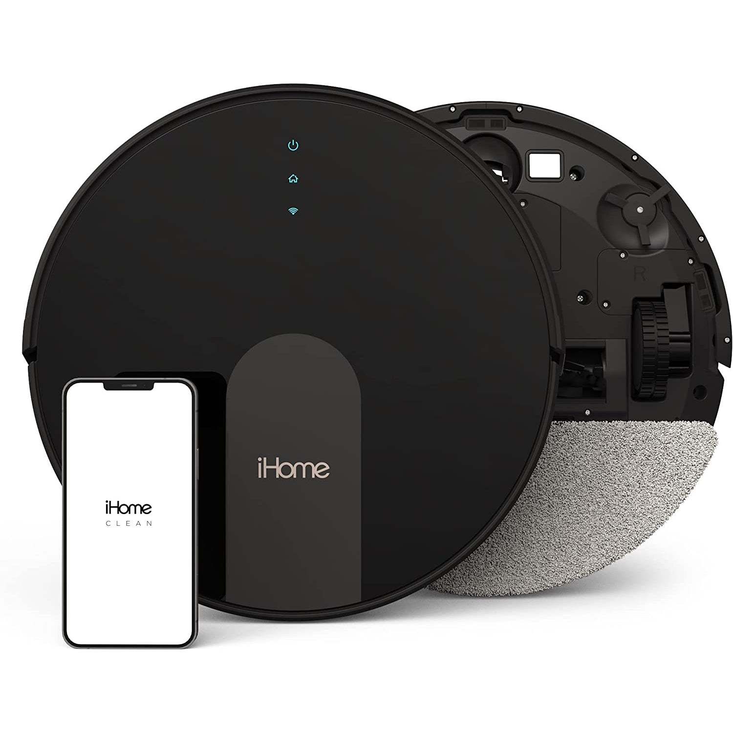 iHome AutoVac Eclipse G 2-in-1 Robot Vacuum and Mop (Refurbished) __stock:50 ebay Household Appliances refund_fee:2200 Refurbished Warranty