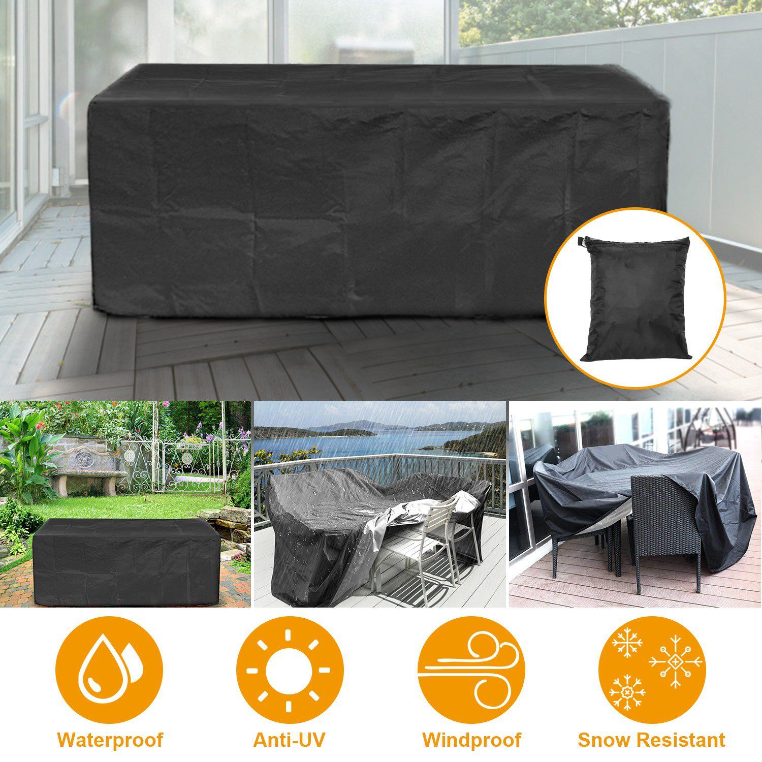 iMounTEK 210D Waterproof Outdoor Furniture Cover __stock:50 Garden & Patio refund_fee:1200