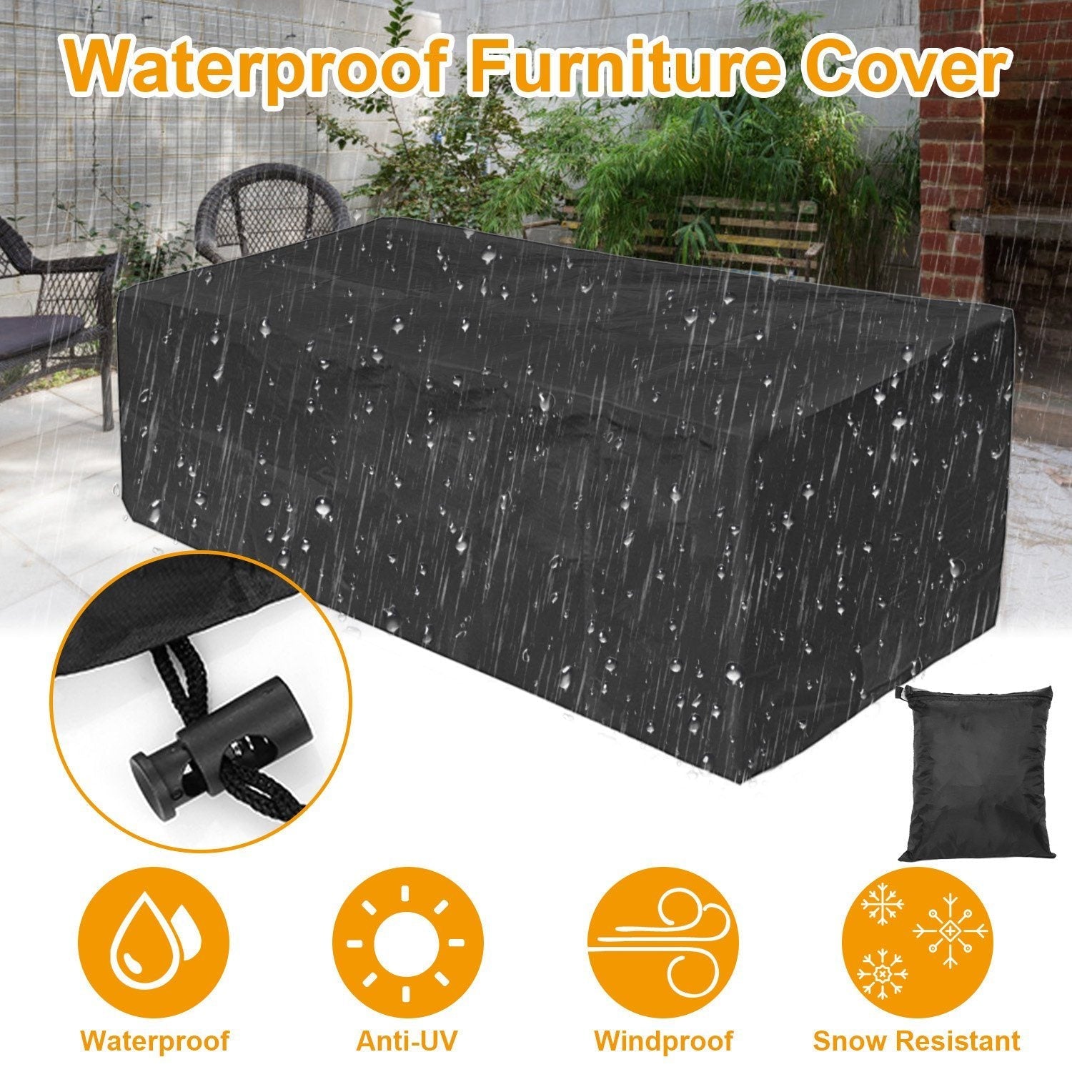 iMounTEK 210D Waterproof Outdoor Furniture Cover __stock:50 Garden & Patio refund_fee:1200