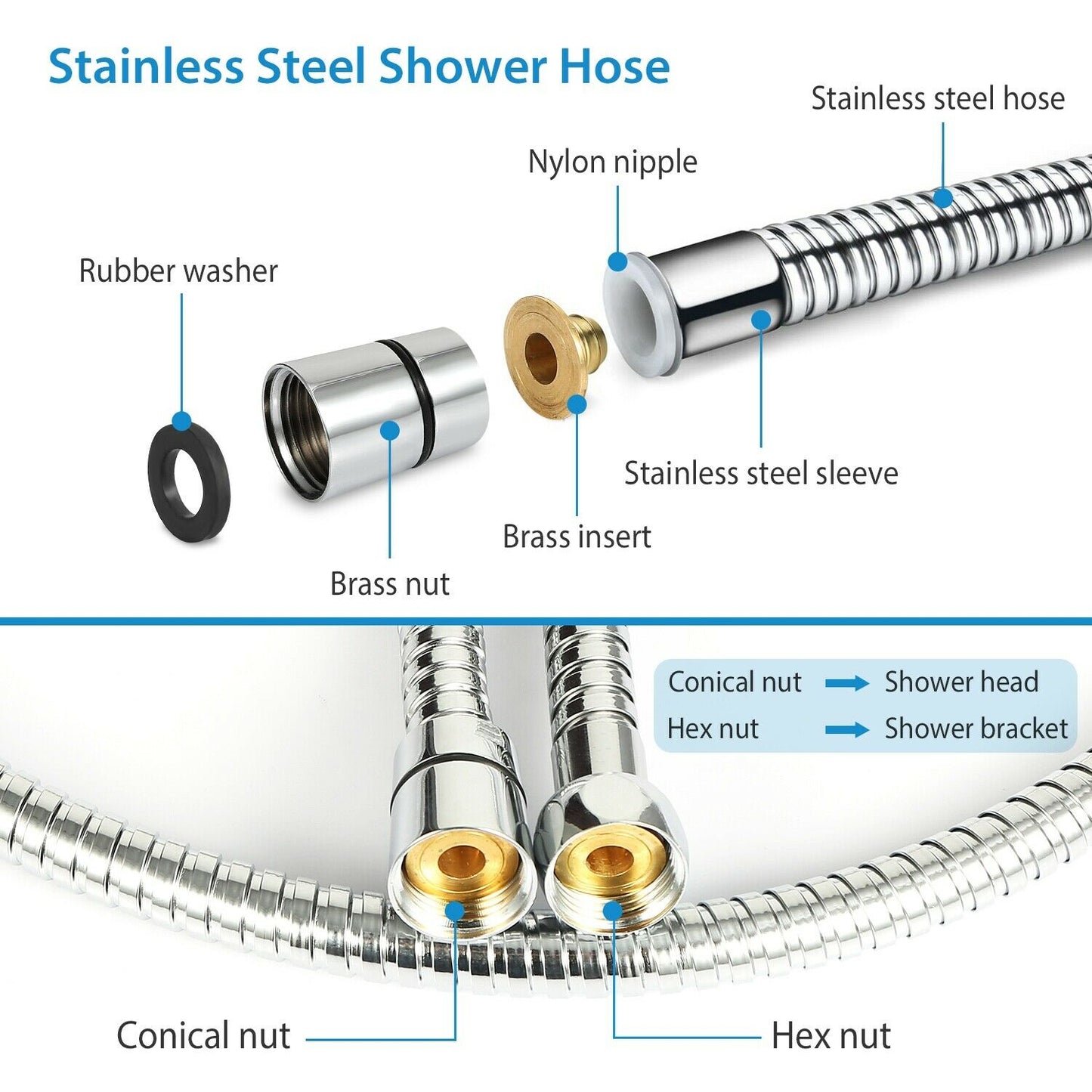 iMountek Handheld Stainless Shower Hand __stock:200 Bath refund_fee:1200