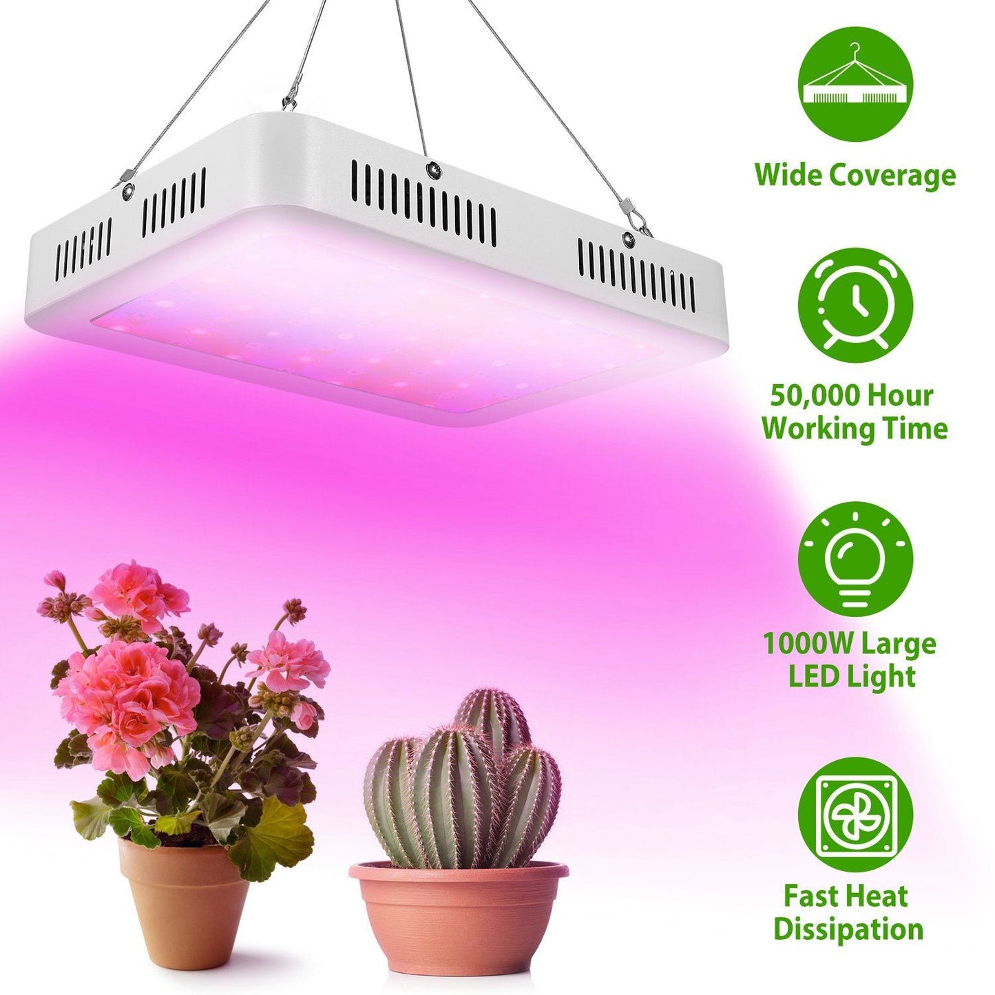 iMountek LED Plant Grow Lights 1000W __stock:150 Garden & Patio refund_fee:2200 Warranty