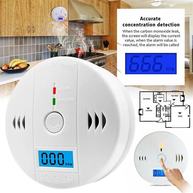 Independent Carbon Monoxide Sensor Detector Alarm Household Appliances refund_fee:800