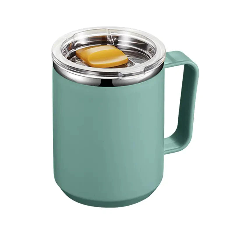 Insulated Stainless Steel Coffee Mug Green __stock:200 Kitchen & Dining refund_fee:800