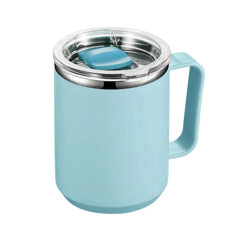 Insulated Stainless Steel Coffee Mug Light Blue __stock:200 Kitchen & Dining refund_fee:800