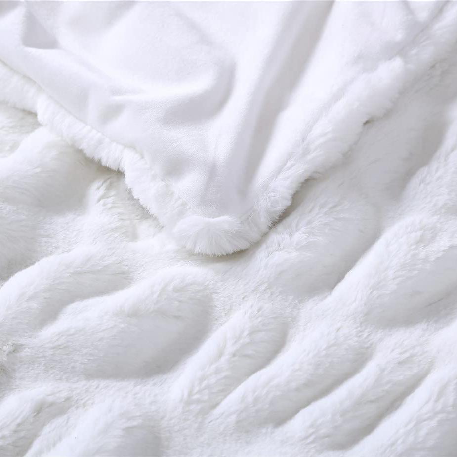 Juniper Faux Fur 50" x 70" Throw Blanket __label2:BOGO 30% OFF __stock:200 Bedding refund_fee:1800