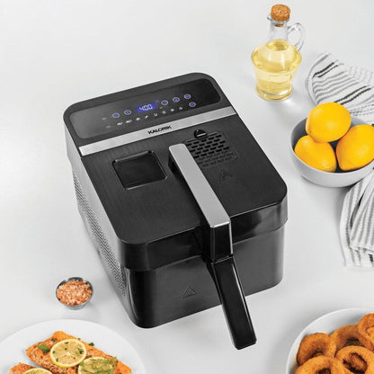 Kalorik 2-in-1 Digital Air and Deep Fryer __stock:150 Kitchen & Dining refund_fee:2200 Warranty