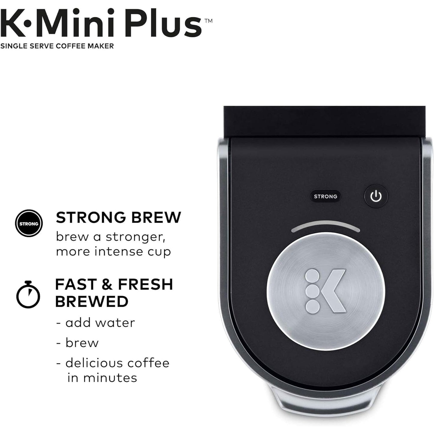 Keurig K-Mini Plus Single Serve K-Cup Pod Coffee Maker __stock:50 Kitchen & Dining Low stock refund_fee:2200 Refurbished Warranty