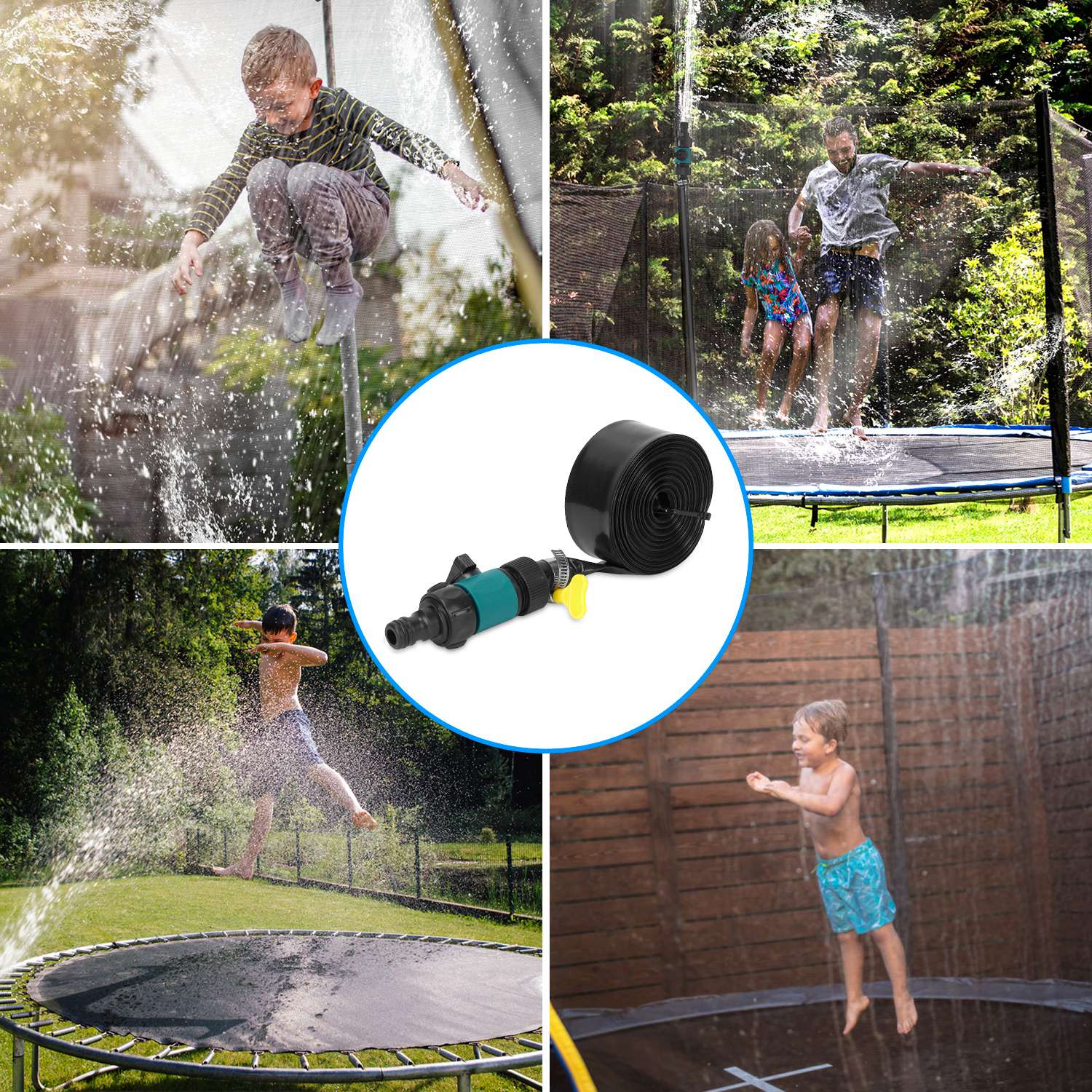 Kids Trampoline Sprinkler Outdoor __stock:300 Garden & Patio refund_fee:1200