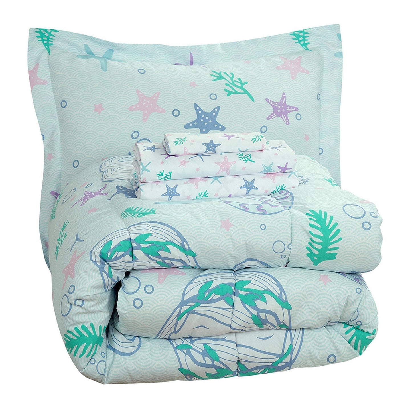 Kidz Mix Mystical Mermaid Bed in a Bag __label2:BOGO 30% OFF __stock:100 Bedding refund_fee:1800