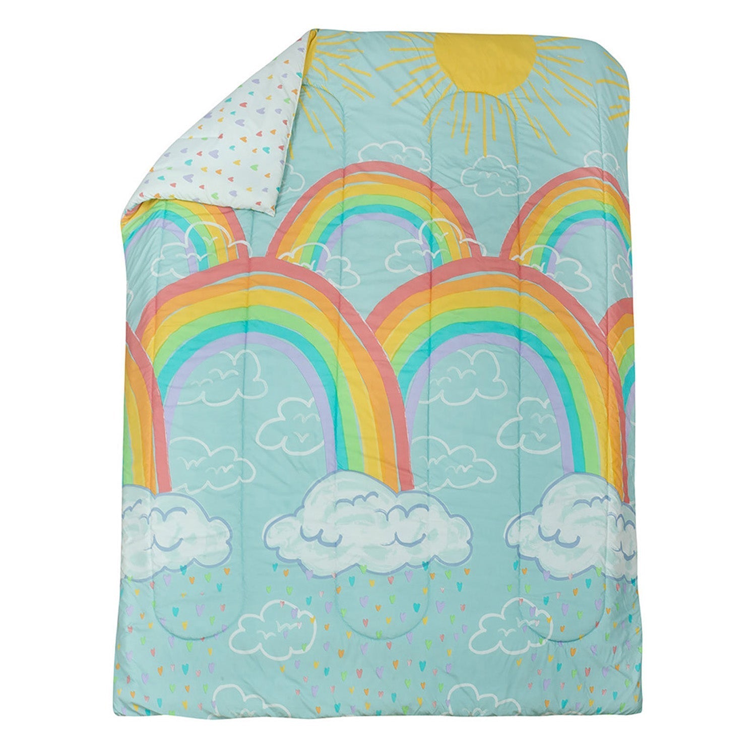 Kidz Mix Rainbow Clouds Bed in a Bag __label2:BOGO 30% OFF __stock:100 Bedding refund_fee:1800