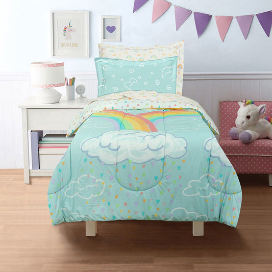 Kidz Mix Rainbow Clouds Bed in a Bag __label2:BOGO 30% OFF __stock:100 Bedding refund_fee:1800