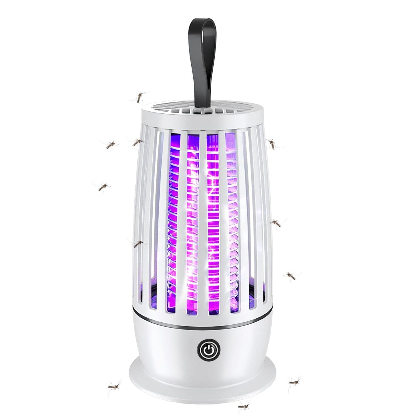 Killer Lamp Bug Zapper with Night Light Strap Mosquito Catcher White __stock:50 Pest Control refund_fee:1200 Warranty