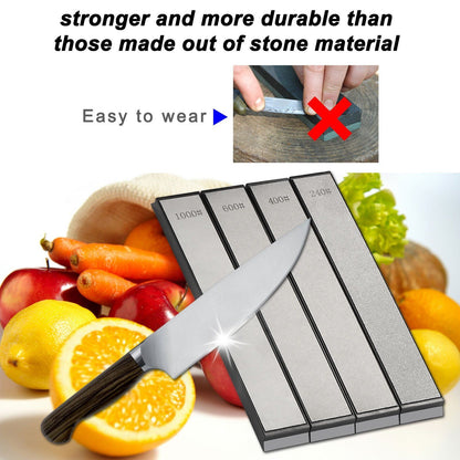 Kitchen Chef Knife Sharpener Fixed Rotation Angle with 4 Whetstones Kitchen & Dining refund_fee:1800