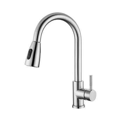 Kitchen Faucet Stainless Steel with Pull Down Sprayer Brushed Nickel __stock:100 Kitchen & Dining refund_fee:1200