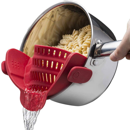 Kitchen Gizmo Snap N Strainer Red Kitchen & Dining refund_fee:800