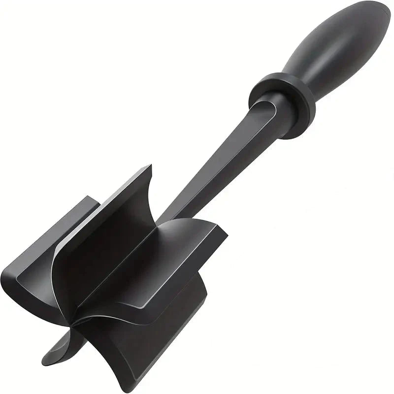 Kitchen Meat Chopper Ground Beef Masher Utensil Heat Resistant Non-Stick Black __stock:200 Kitchen & Dining refund_fee:800