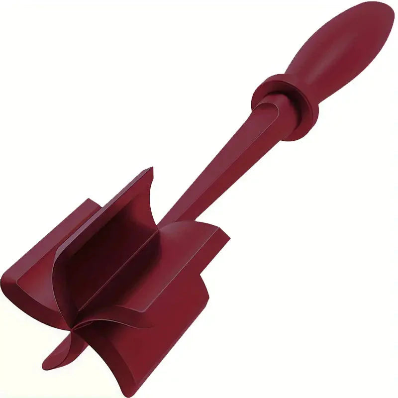 Kitchen Meat Chopper Ground Beef Masher Utensil Heat Resistant Non-Stick Red __stock:200 Kitchen & Dining refund_fee:800