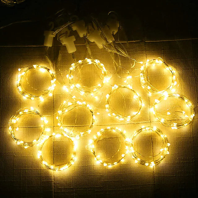 LED Curtain String Lights Home Decor Lights __stock:200 refund_fee:800 String & Fairy Lights Warranty