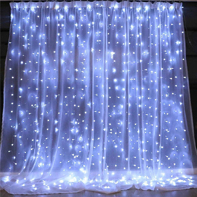 LED Curtain String Lights Home Decor Lights __stock:200 refund_fee:800 String & Fairy Lights Warranty