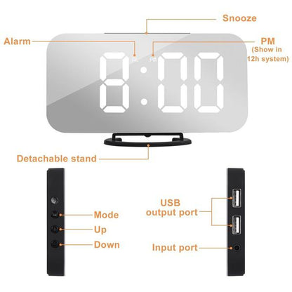 LED Digital Alarm Clock __stock:150 Household Appliances refund_fee:1200 Warranty