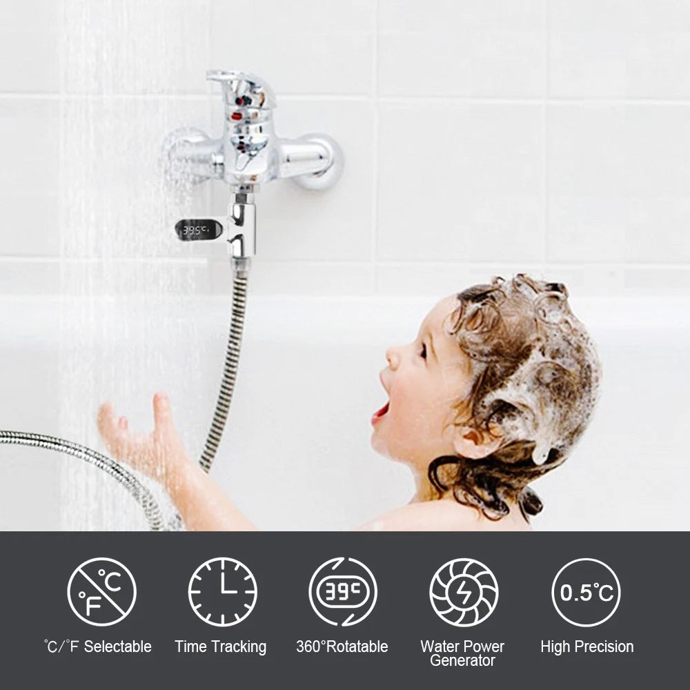 LED Digital Shower Thermometer __stock:200 Bath refund_fee:1200 Warranty