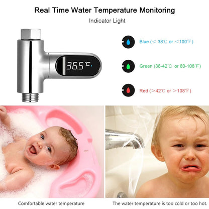 LED Digital Shower Thermometer __stock:200 Bath refund_fee:1200 Warranty