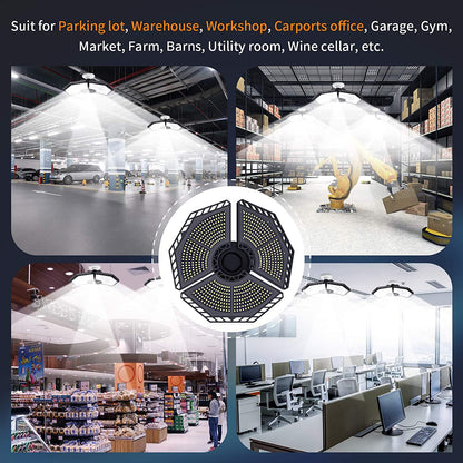 LED Garage Ceiling 360° Lighting with 576 LEDs __stock:500 Indoor Lighting refund_fee:1800 Warranty