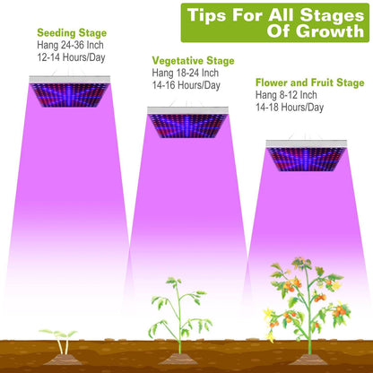 LED Grow Light Full Spectrum Hanging __stock:300 Garden & Patio refund_fee:1800