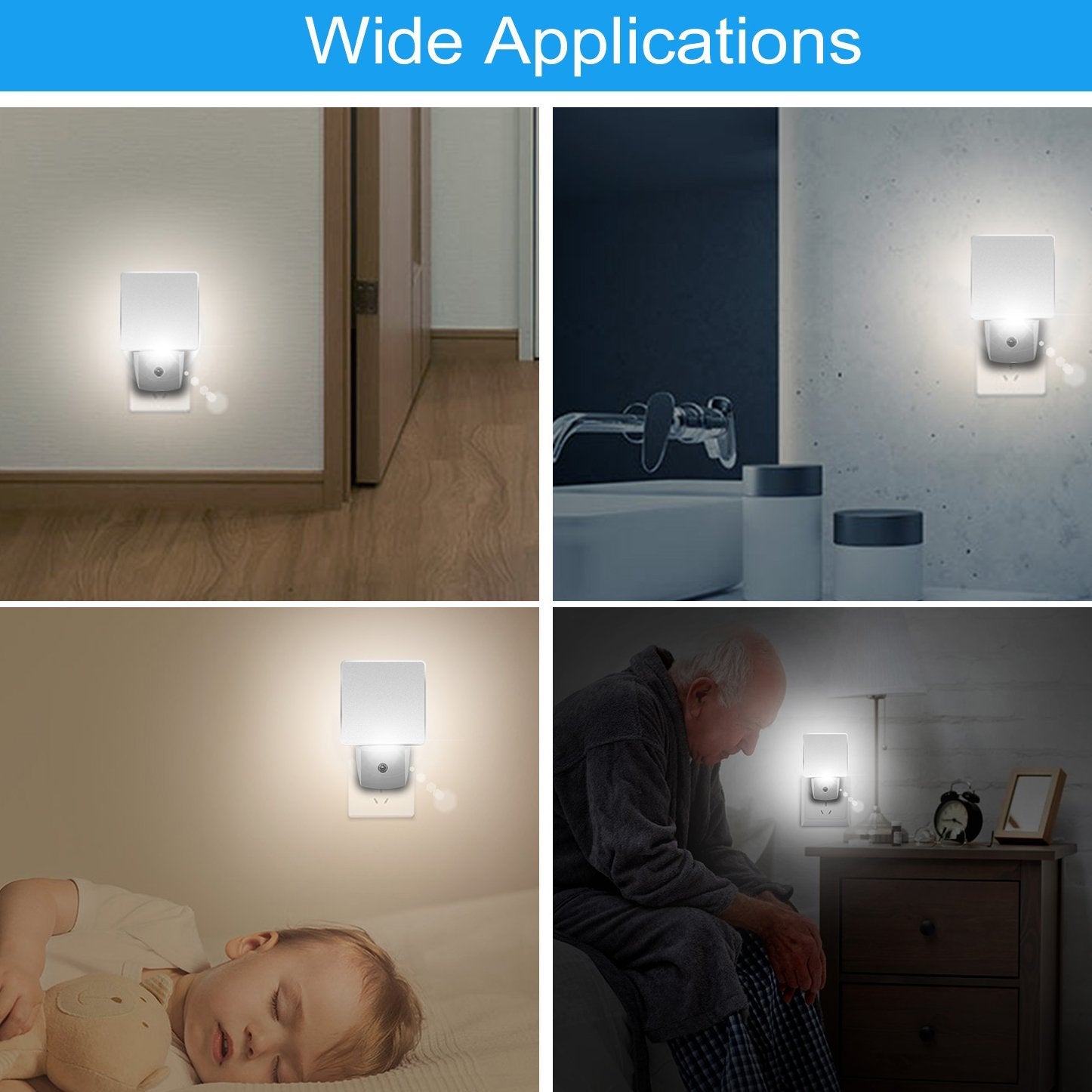 LED Night Light Dusk to Dawn Sensor Indoor Lighting refund_fee:800 Warranty