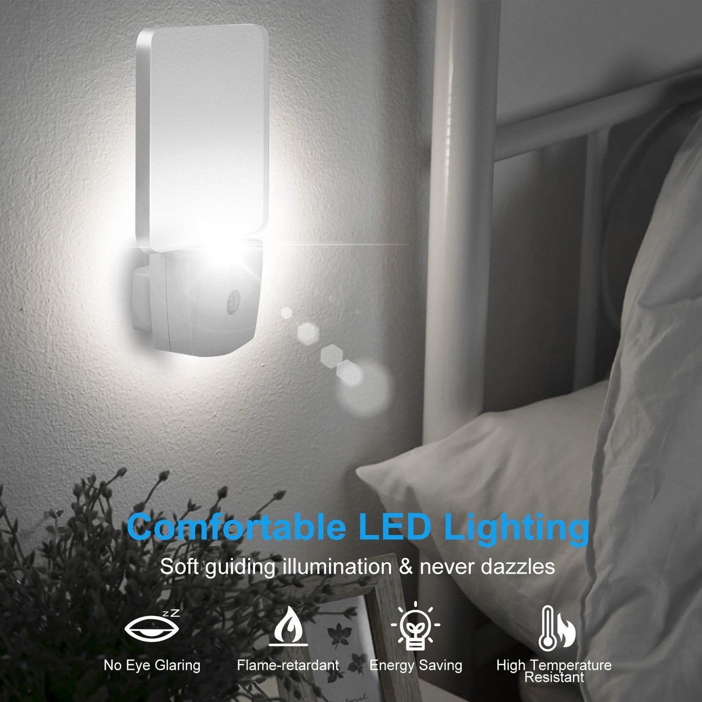 LED Night Light Dusk to Dawn Sensor Indoor Lighting refund_fee:800 Warranty