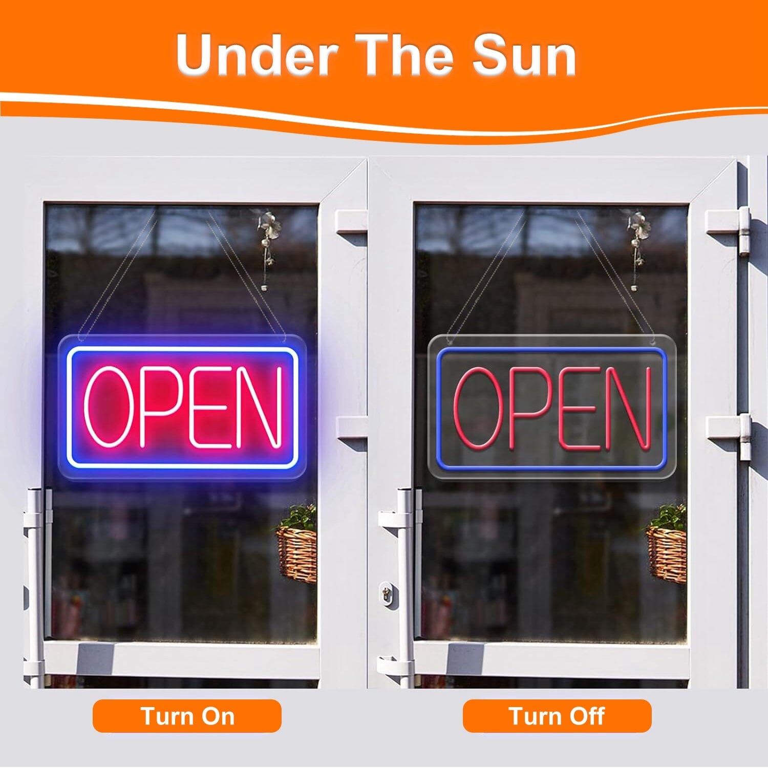 LED Open Sign Advertisement Board with 11 Levels Adjustable Brightness __stock:50 Indoor Lighting refund_fee:1800 Warranty