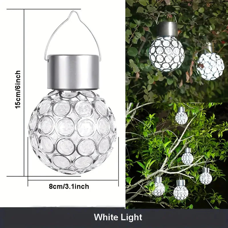 LED Outdoor Solar Lights Garden Light Chandelier Hanging Lamp __stock:200 Outdoor Lighting refund_fee:800 Warranty