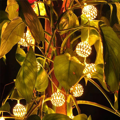 LED Outdoor Solar String Lights __stock:200 refund_fee:800 String & Fairy Lights Warranty