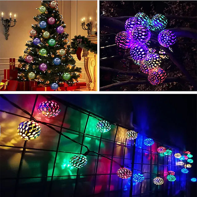 LED Outdoor Solar String Lights __stock:200 refund_fee:800 String & Fairy Lights Warranty