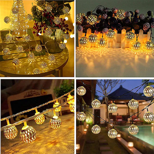 LED Outdoor Solar String Lights __stock:200 refund_fee:800 String & Fairy Lights Warranty