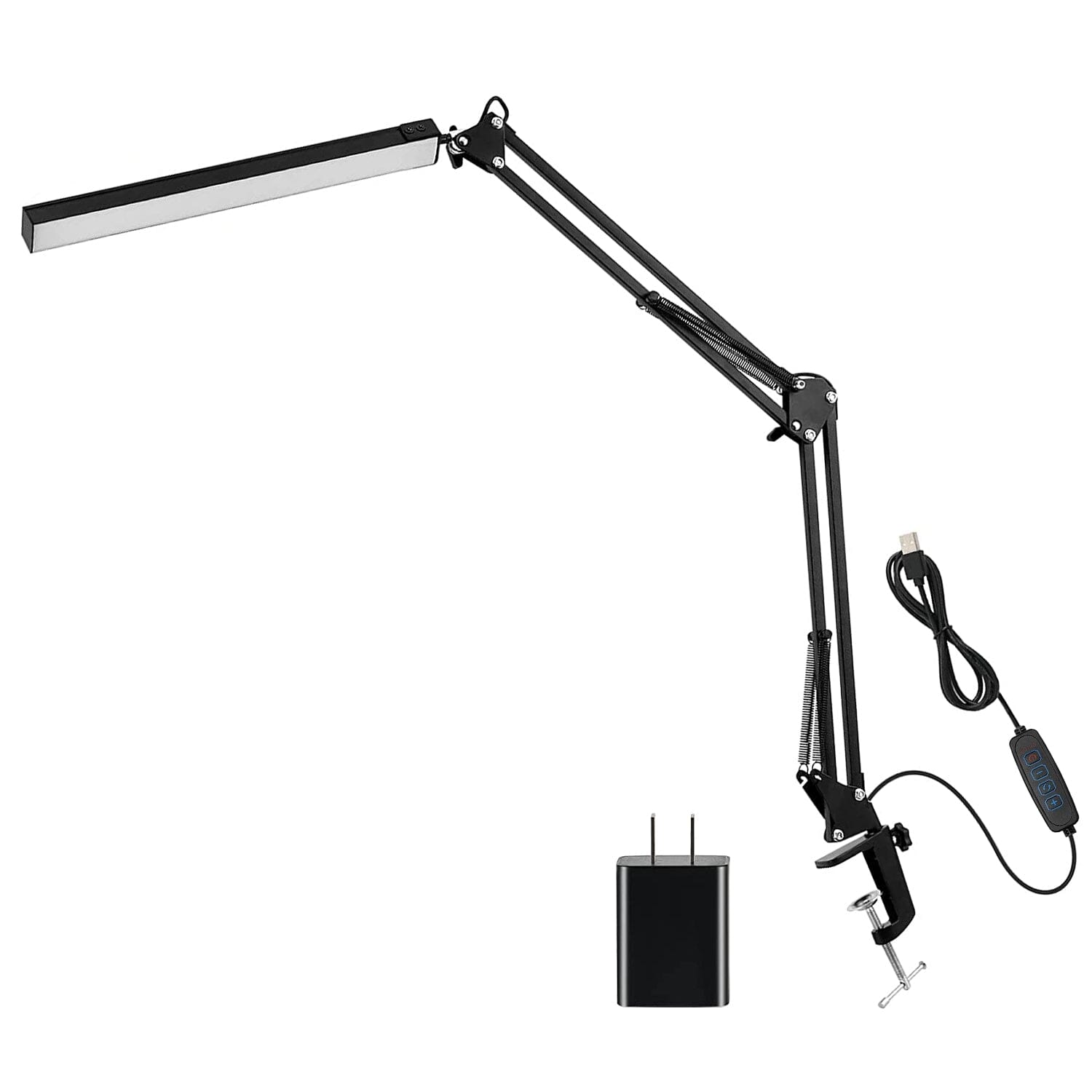 LED Reading Desk Lamp with Clamp Adjustable Swing Arm __stock:50 Indoor Lighting Low stock refund_fee:1200 Warranty