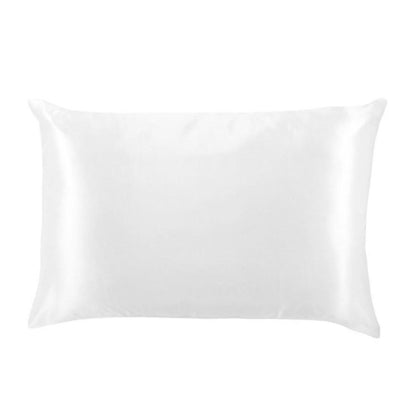 Lemon Lavender Super-Soft Silky Satin Pillowcase White __label2:BOGO 30% OFF Bedding refund_fee:800