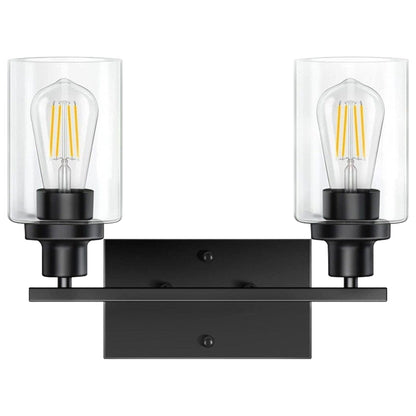 Light Wall Scone Lighting with Clear Glass Dual Heads __stock:50 Indoor Lighting Low stock refund_fee:1200 Warranty