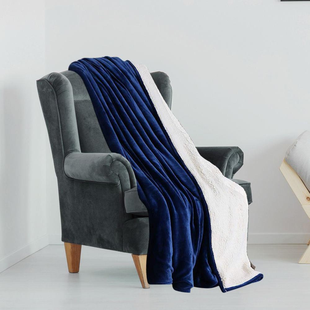 Lightweight Super Soft Cozy Sherpa Fleece Throw Blanket __label2:BOGO 30% OFF __stock:200 Bedding refund_fee:1200