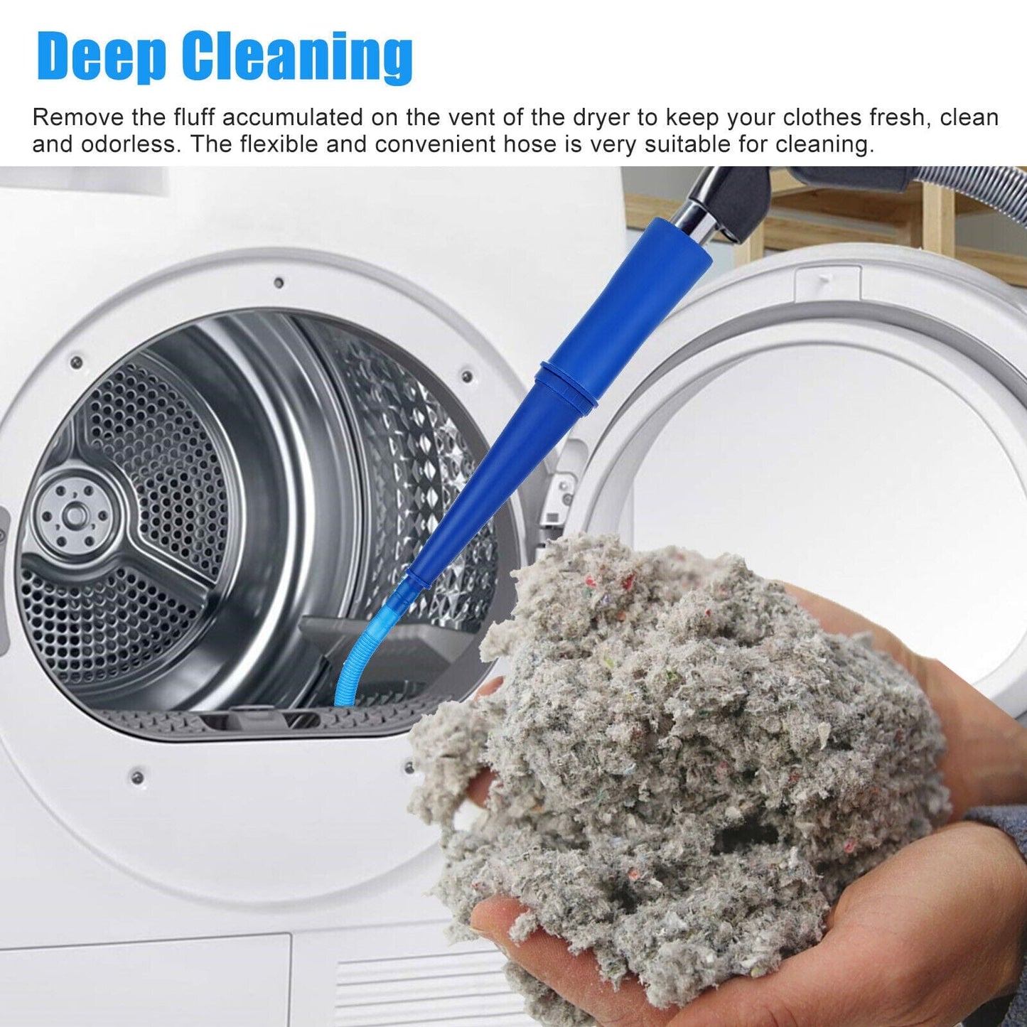 Lint Remover Brush Dryer Vent Trap Cleaner Kits Cleaning Refrigerator Pipe Hose __stock:200 Household Appliances refund_fee:800