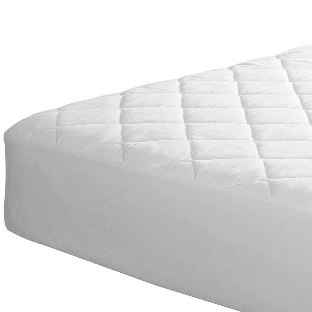 Lux Decor Collection Quilted Fitted Fully Cover Mattress Topper __label2:BOGO 30% OFF __stock:50 Bedding refund_fee:1200