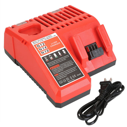 M12 M18 Rapid Fast Charger Fit for Milwaukee Battery __stock:50 Home Improvement Low stock refund_fee:1800 Warranty