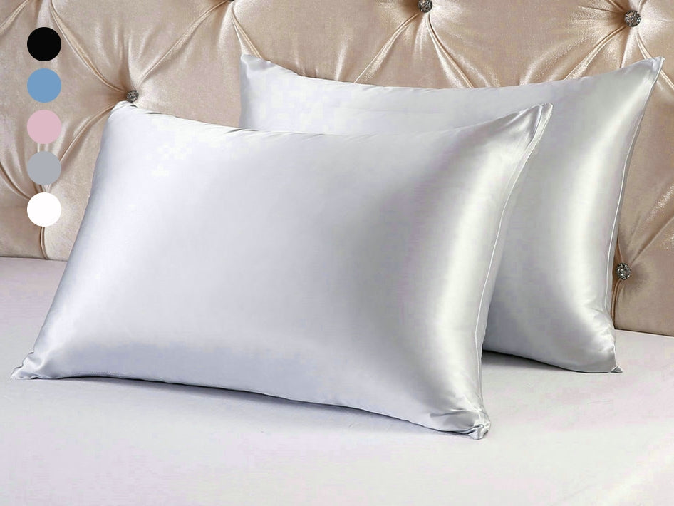 Mulberry Silk Pillowcases - Assorted Colors __label2:BOGO 30% OFF __stock:300 Bedding PriceCheck refund_fee:800