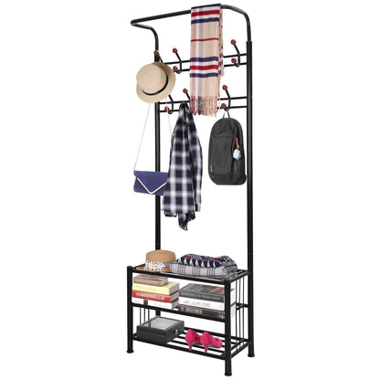 Metal Entryway Coat Shoe Rack Closet & Storage Low stock refund_fee:2200