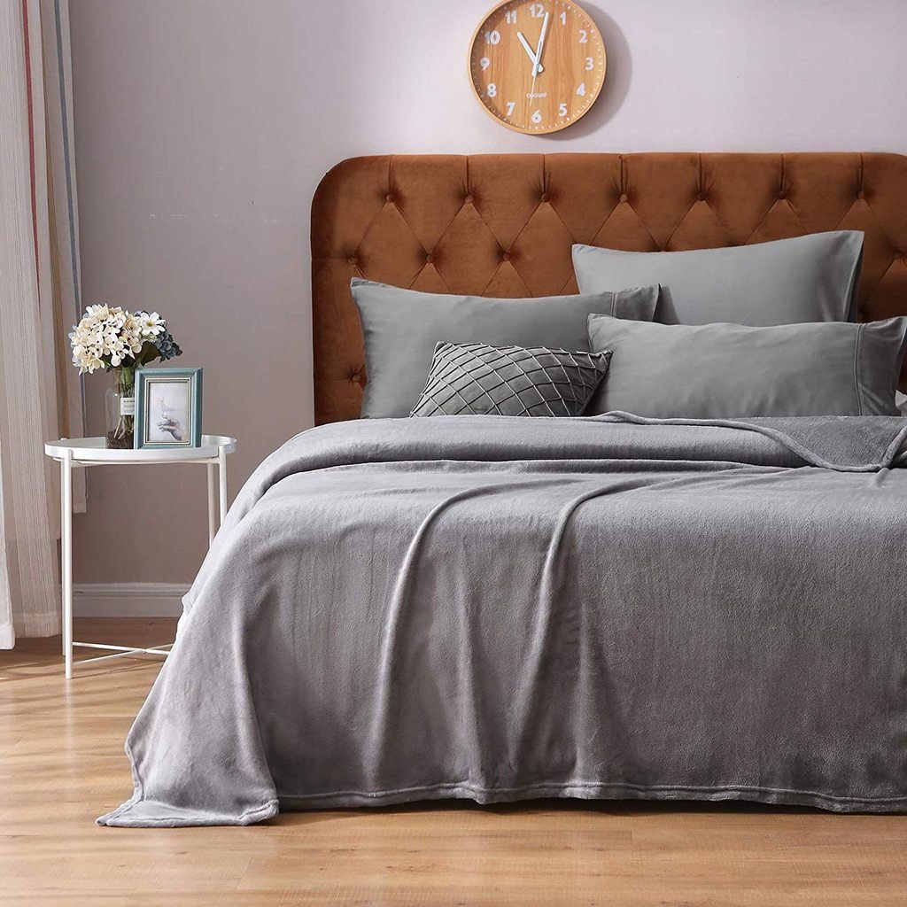 Microfiber Soft Fleece Blanket -Comfy for All Seasons __label2:BOGO 30% OFF __stock:100 Bedding refund_fee:800