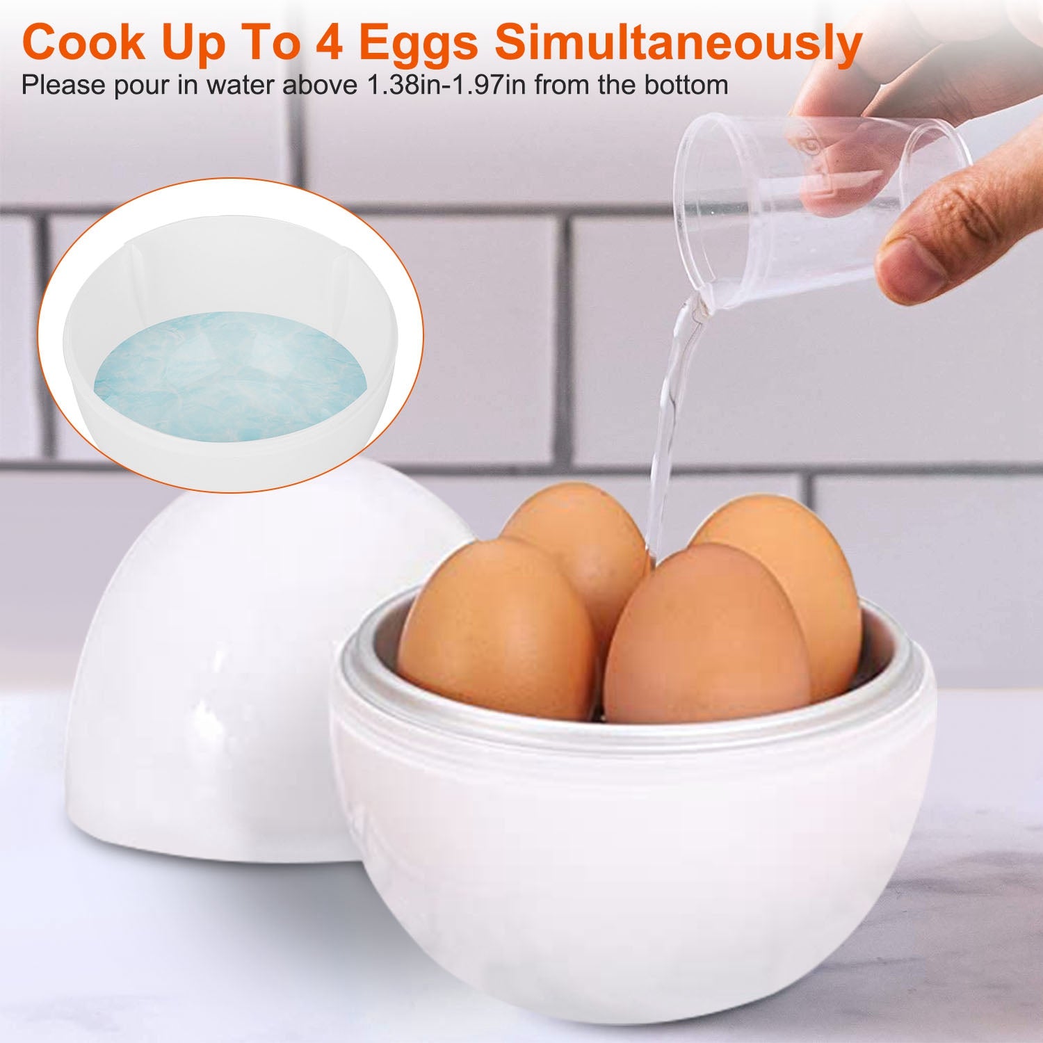 Microwave Egg Broiler Cooker Up to 4 Eggs __stock:100 Kitchen & Dining refund_fee:1200 Warranty